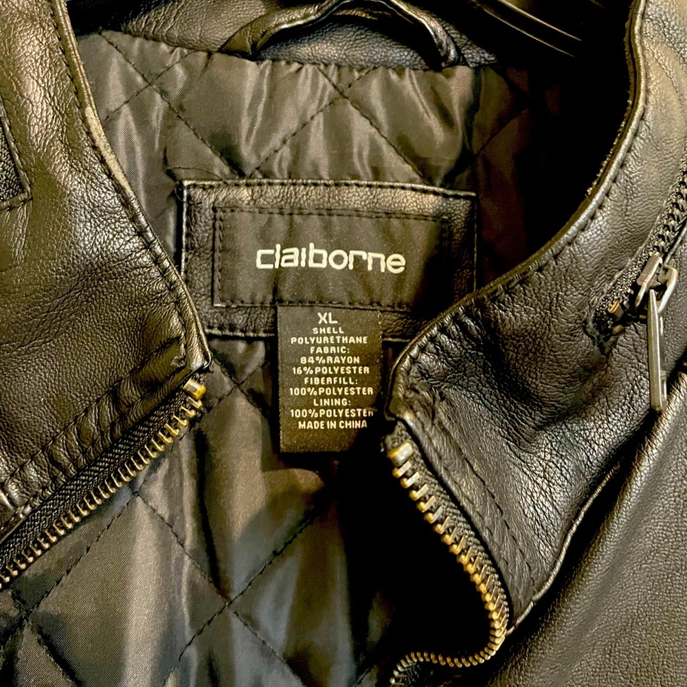 Black jacket. Barely worn. XL. Smoke free home.